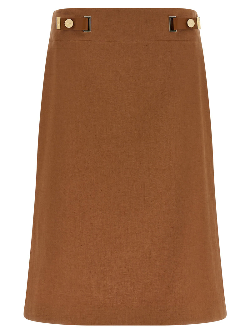 Fendi Fendi New Linen Skirt