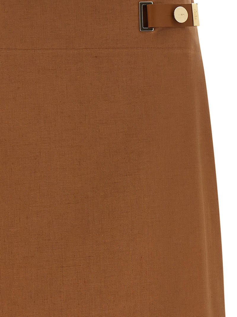 Fendi Fendi New Linen Skirt