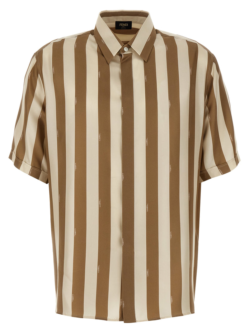 Fendi Pequin Shirt | Urbalenti™ NYC