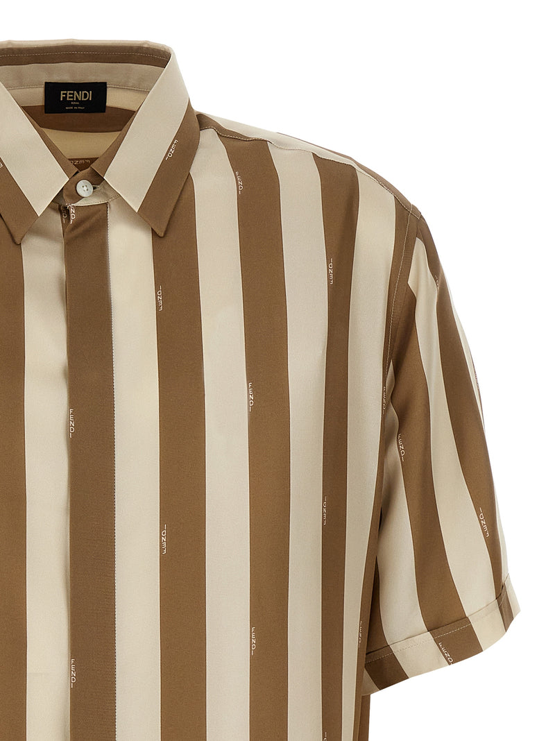 Fendi Pequin Shirt | Urbalenti™ NYC