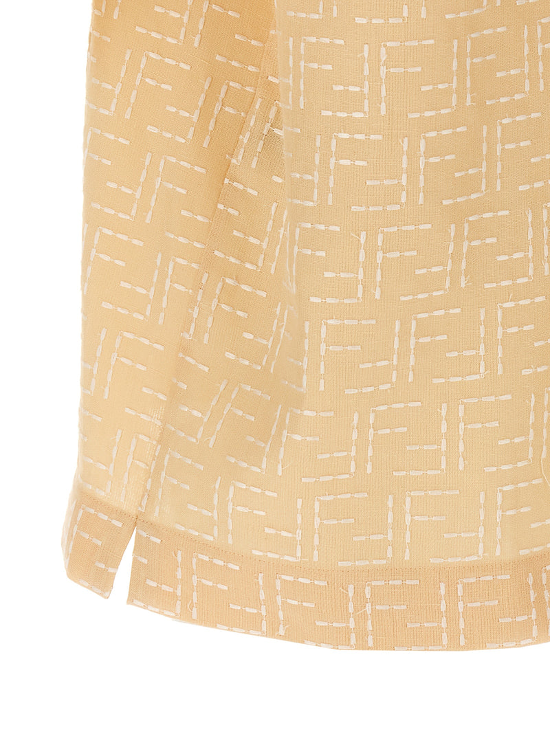 Fendi Fendi Ff Jacquard Shirt