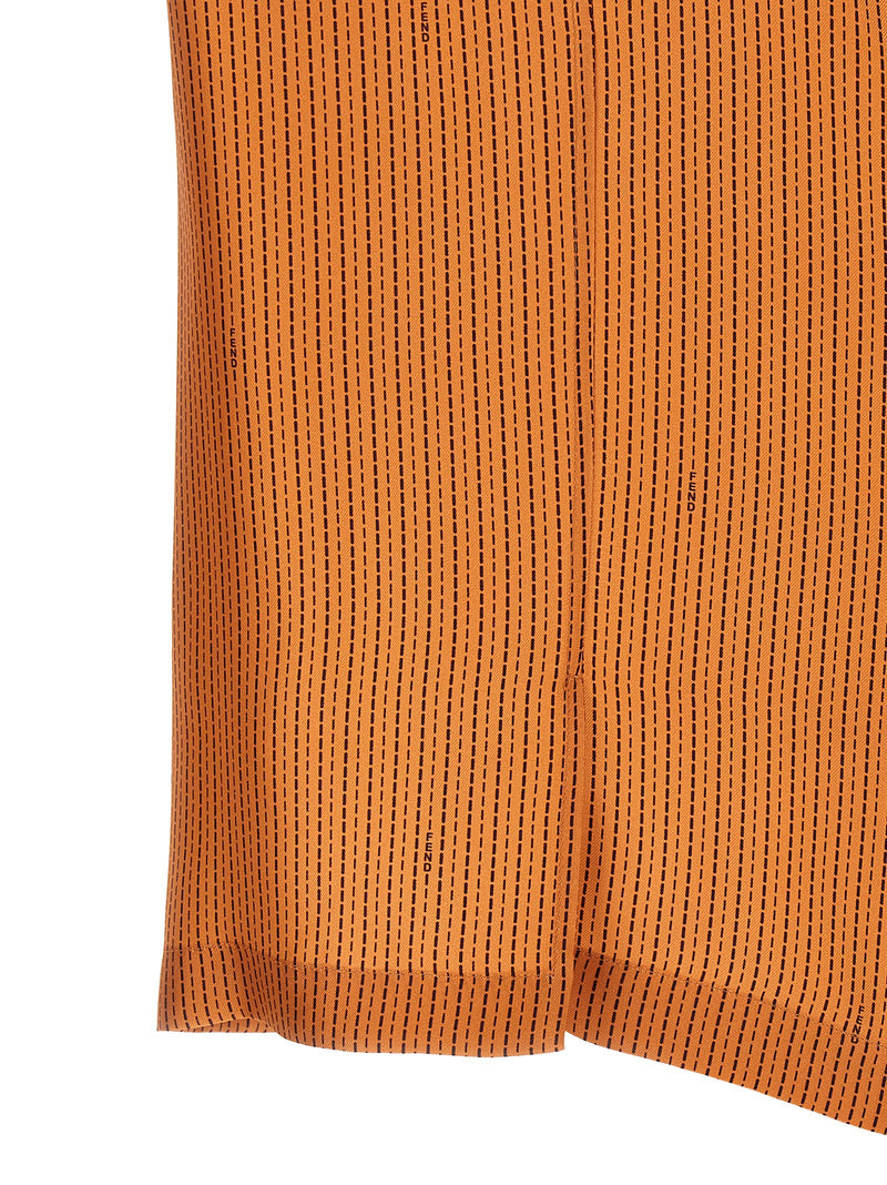 Fendi Fendi Selleria Stitching Silk Shirt