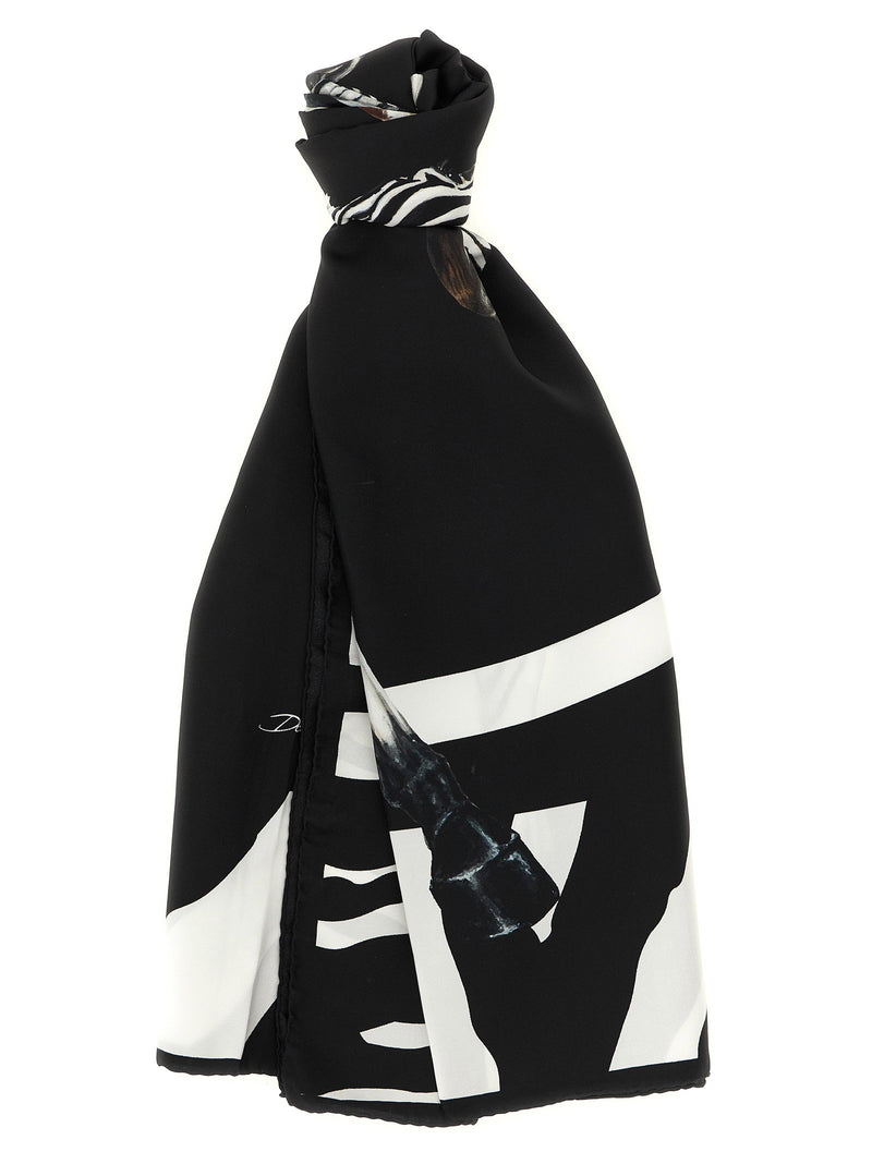 Dolce & Gabbana Dolce & Gabbana Zebra Print Scarf