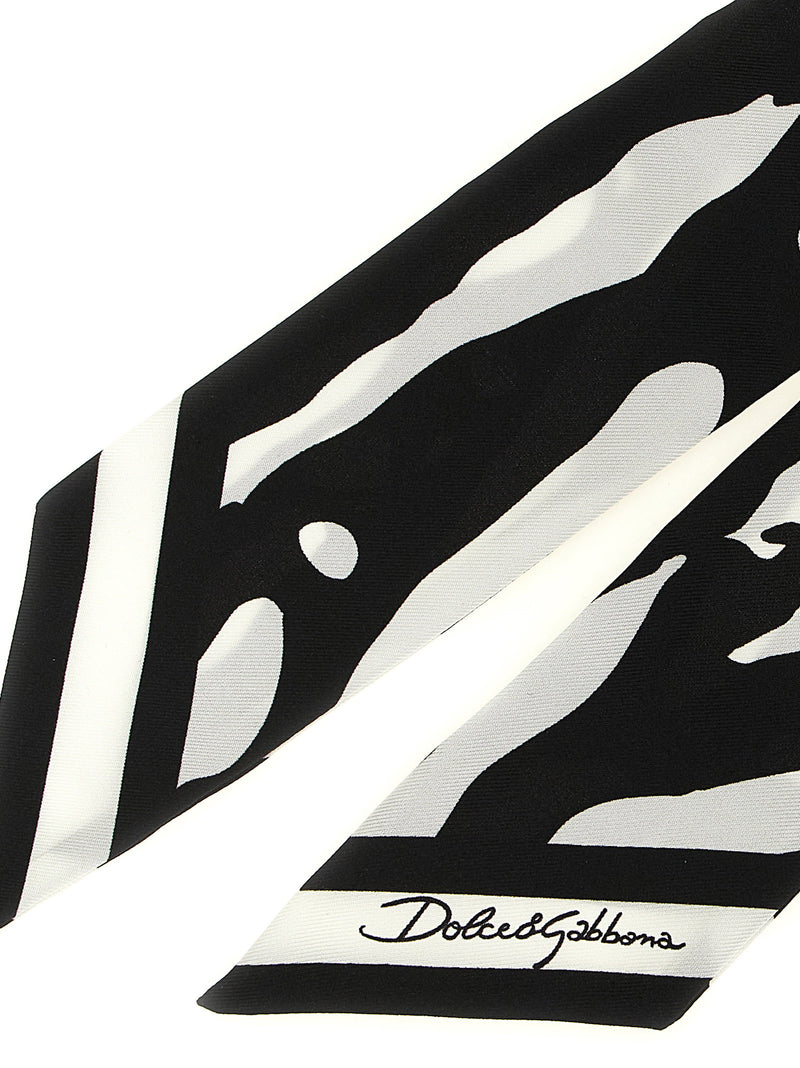 Dolce & Gabbana Dolce & Gabbana Zebra Print Scarf