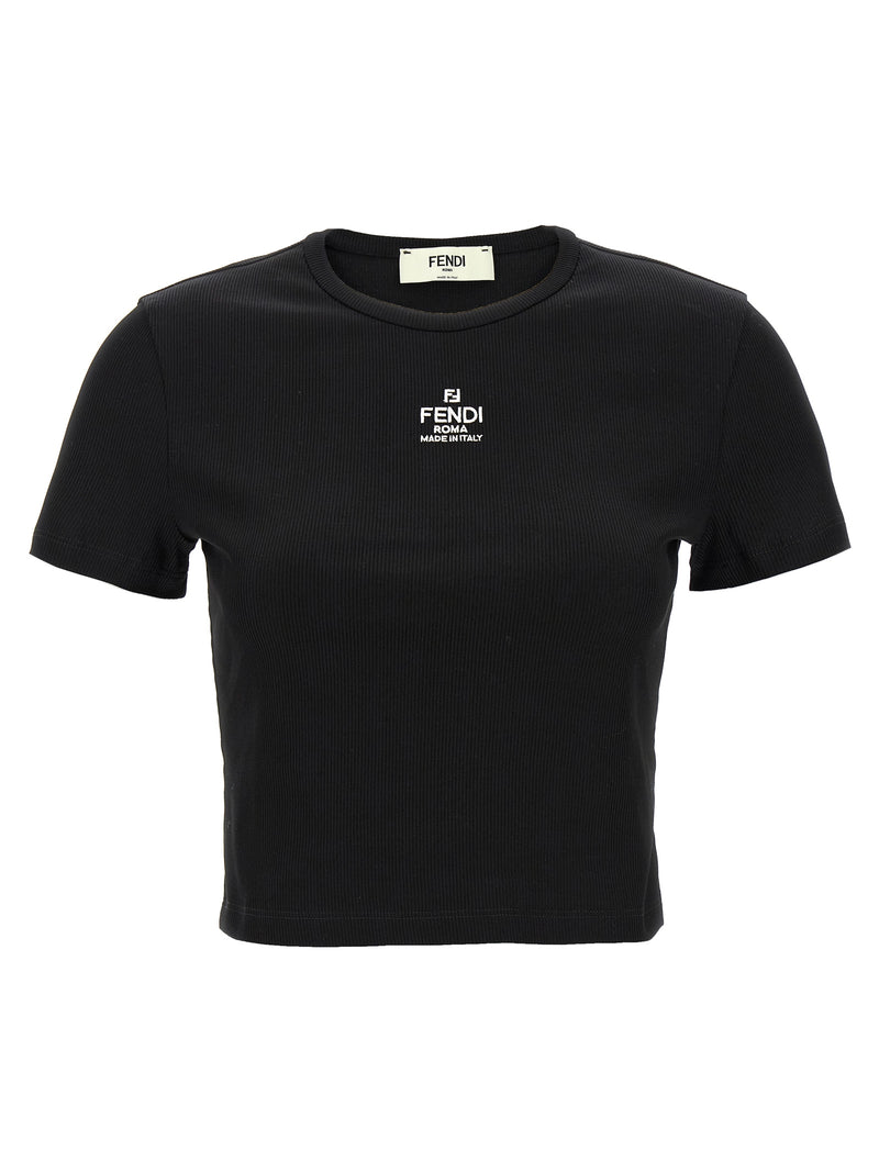Fendi Fendi Cropped T-shirt