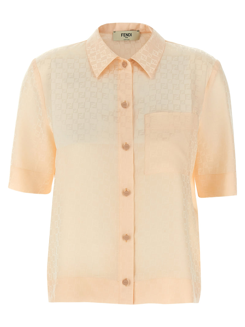 Fendi Ff Silk Shirt | Urbalenti™ NYC