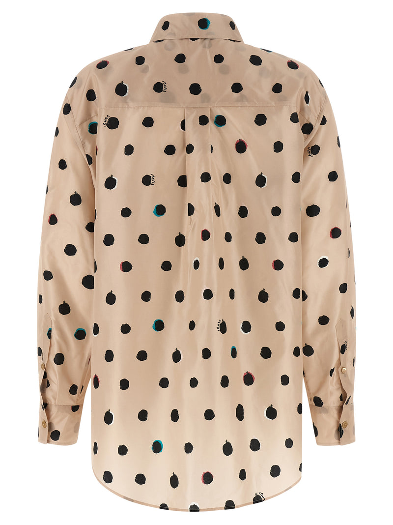 Fendi Fendi Falena Dots Shirt