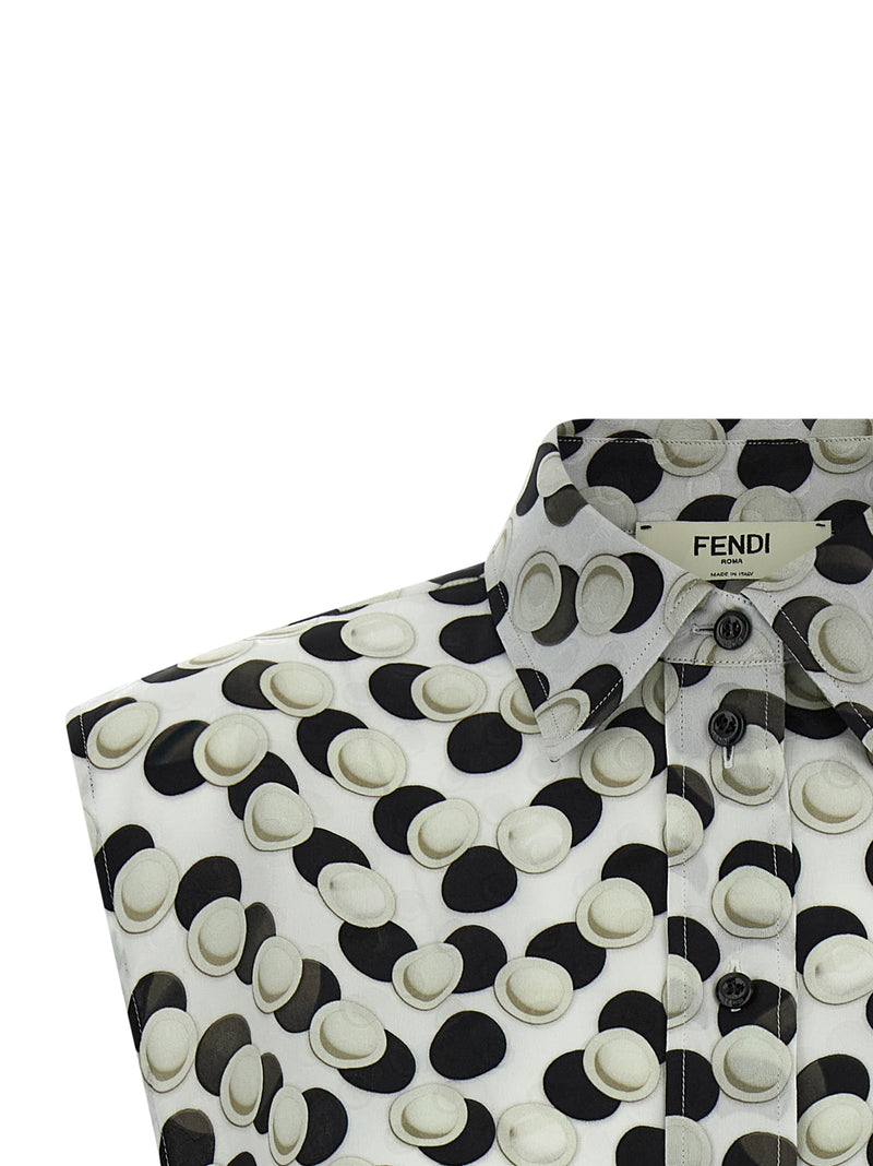 Fendi Fendi Polka Dot Crop Top