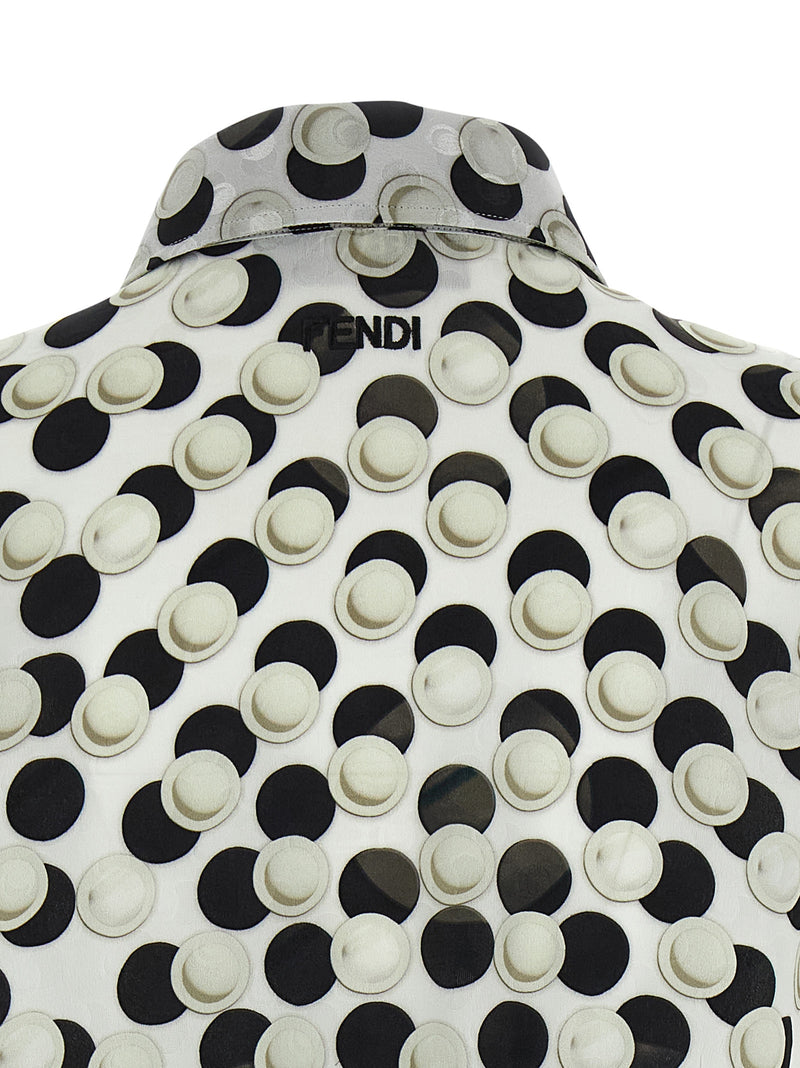 Fendi Fendi Polka Dot Crop Top