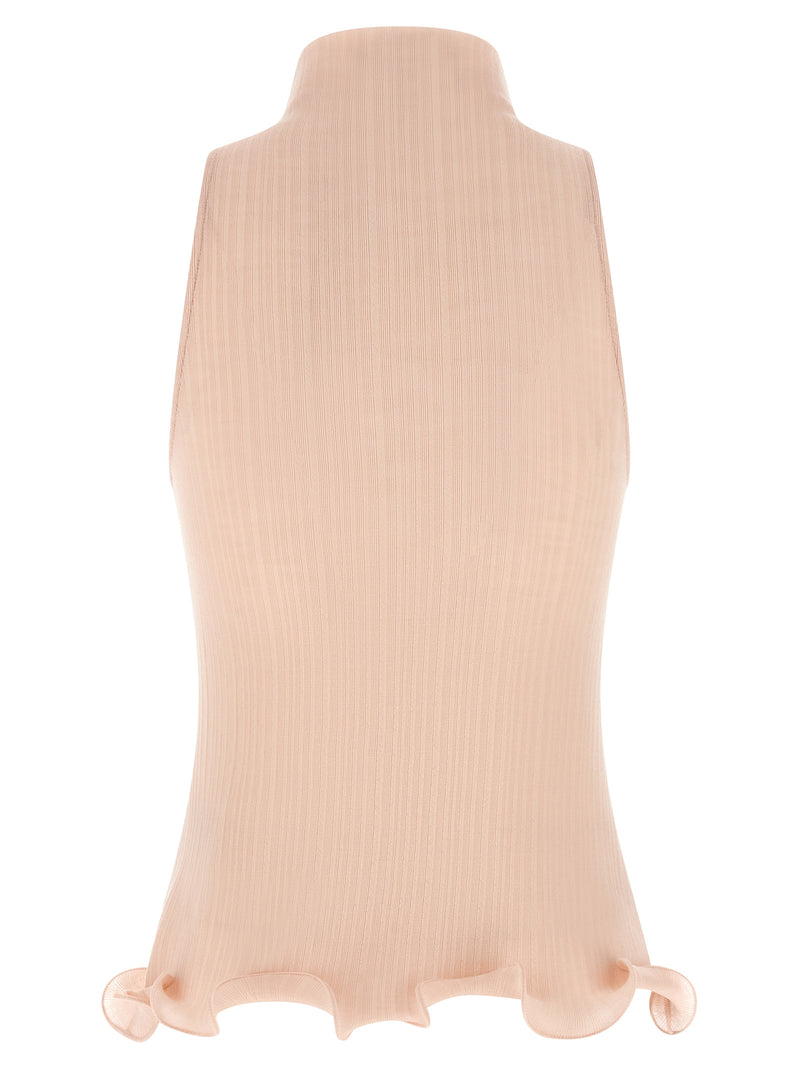 Fendi Ruffled Top - Cotton Logo Embroidery - Style EF1T6T | Urbalenti |... | Urbalenti™ NYC