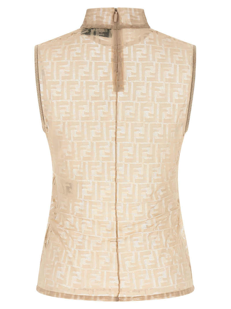 Fendi Ff Lace Top | Urbalenti™ NYC
