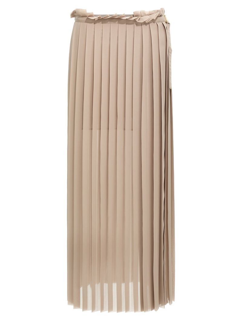 Ami Paris Ami Paris Pleated Skirt