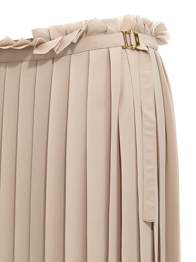 Ami Paris Ami Paris Pleated Skirt