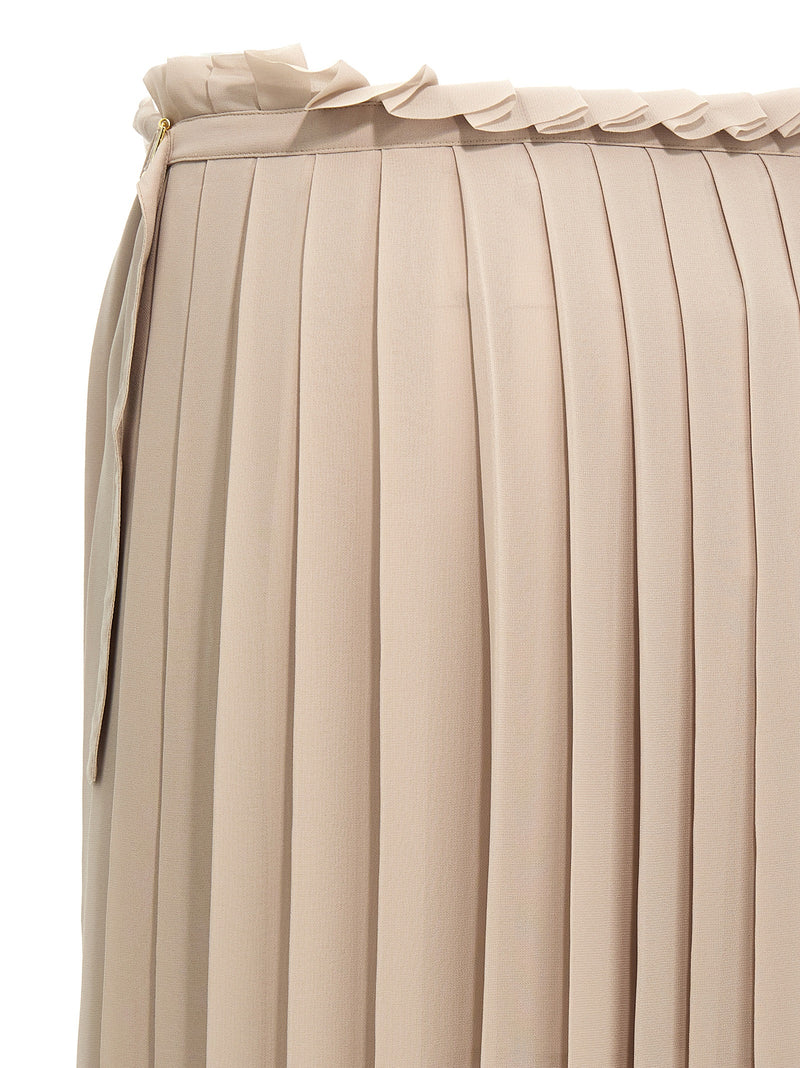 Ami Paris Ami Paris Pleated Skirt