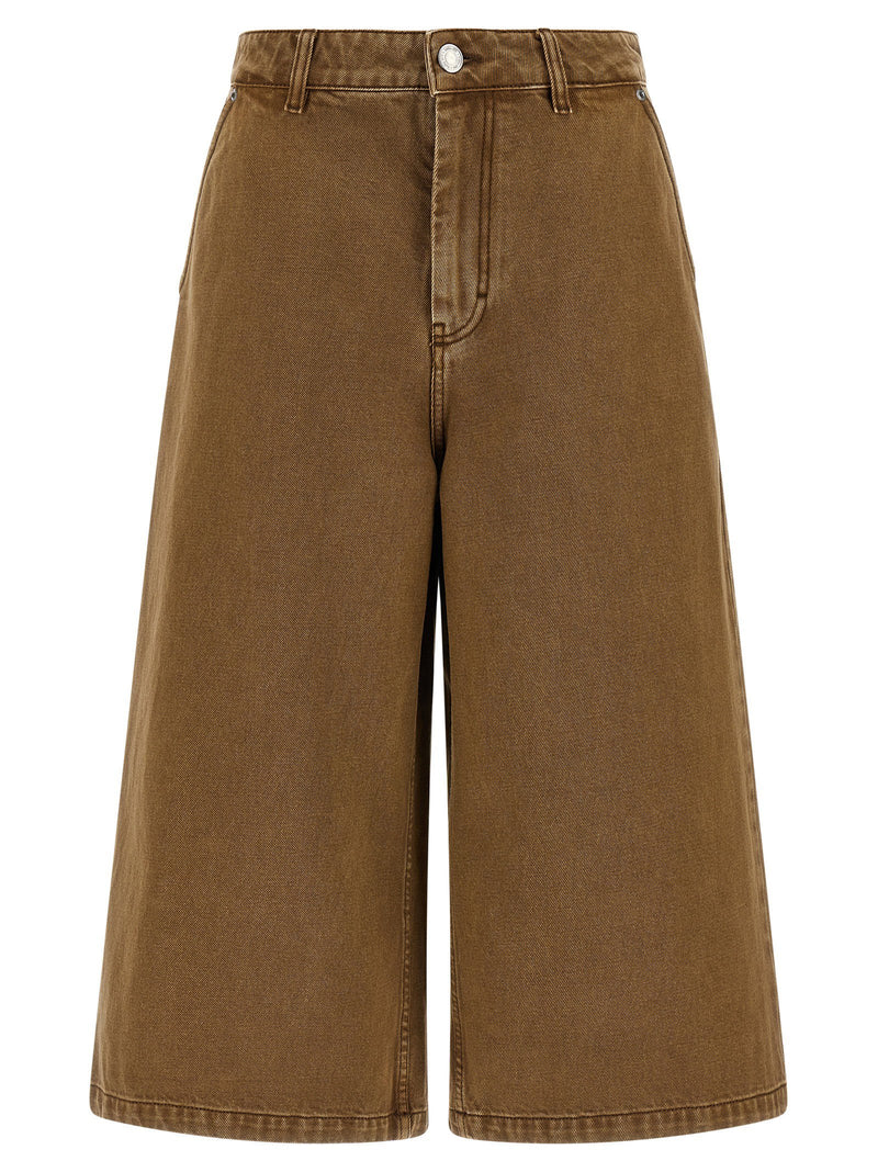 Ami Paris Ami Paris Denim Bermuda Shorts