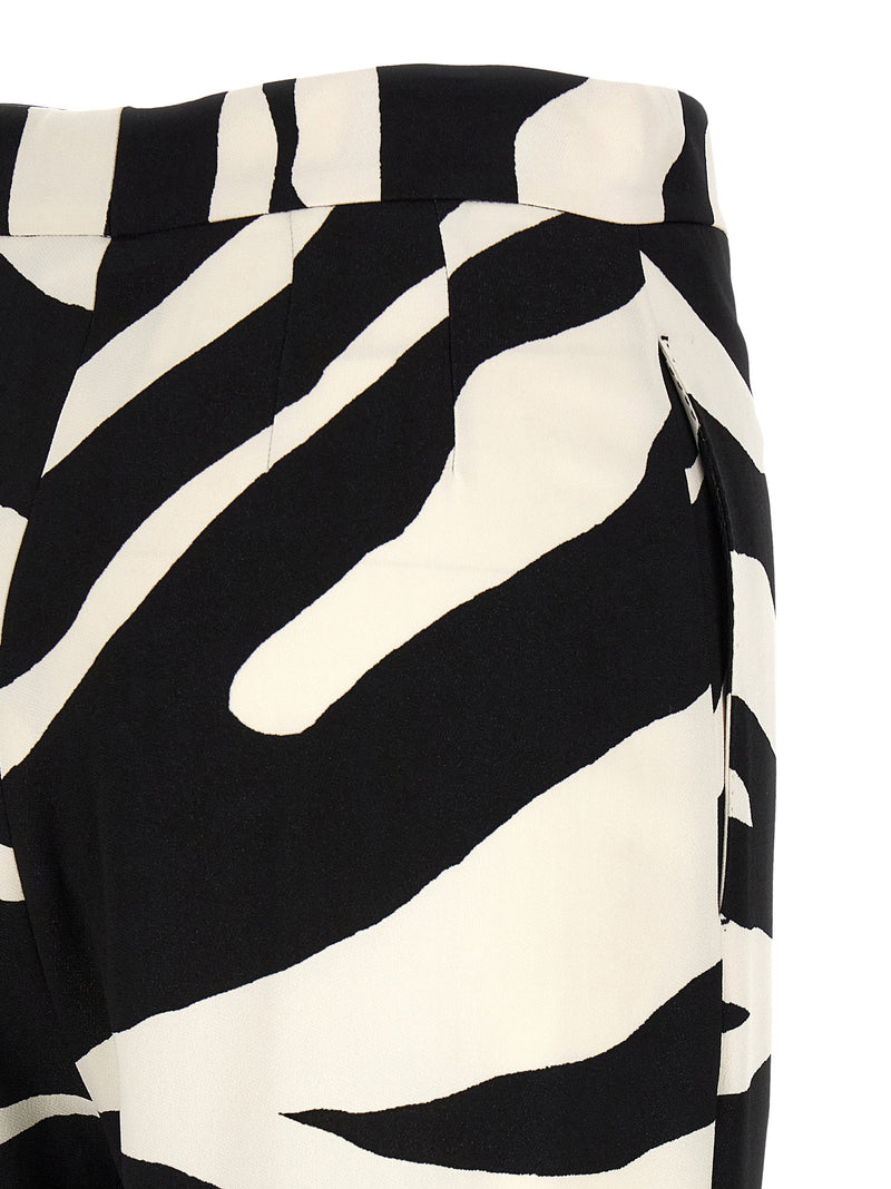 Dolce & Gabbana Zebra Print Palazzo Pants