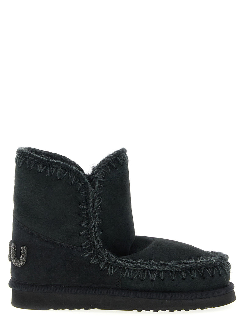 Mou Mou Eskimo 18 Glitter Logo Ankle Boots