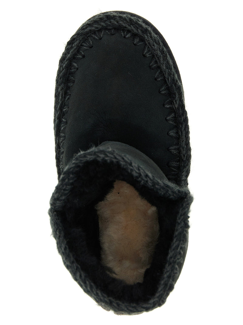 Mou Mou Eskimo 18 Glitter Logo Ankle Boots