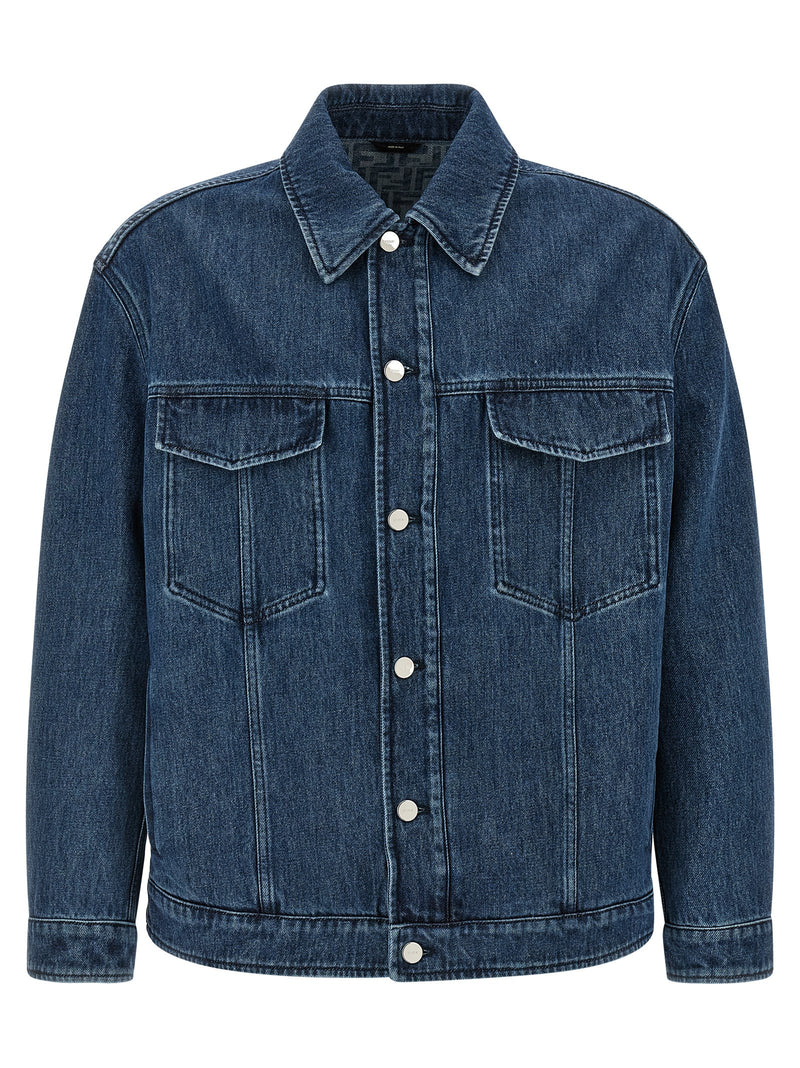 Fendi Fendi Ff Selleria Denim Jacket