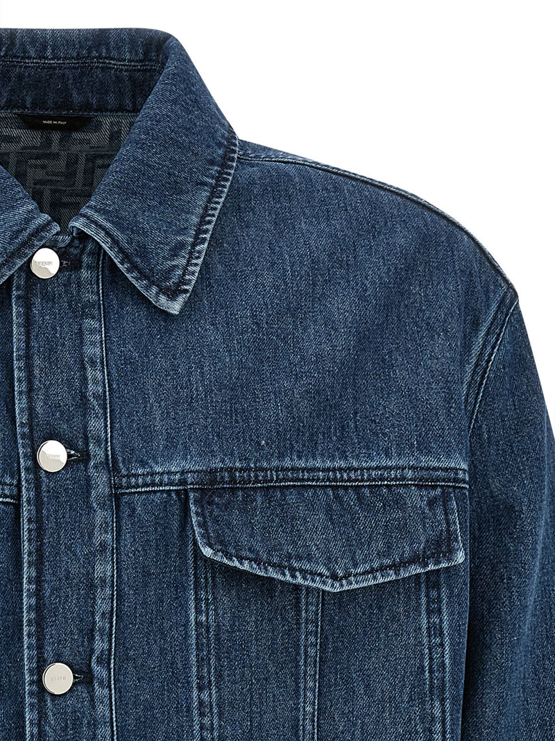 Fendi Fendi Ff Selleria Denim Jacket