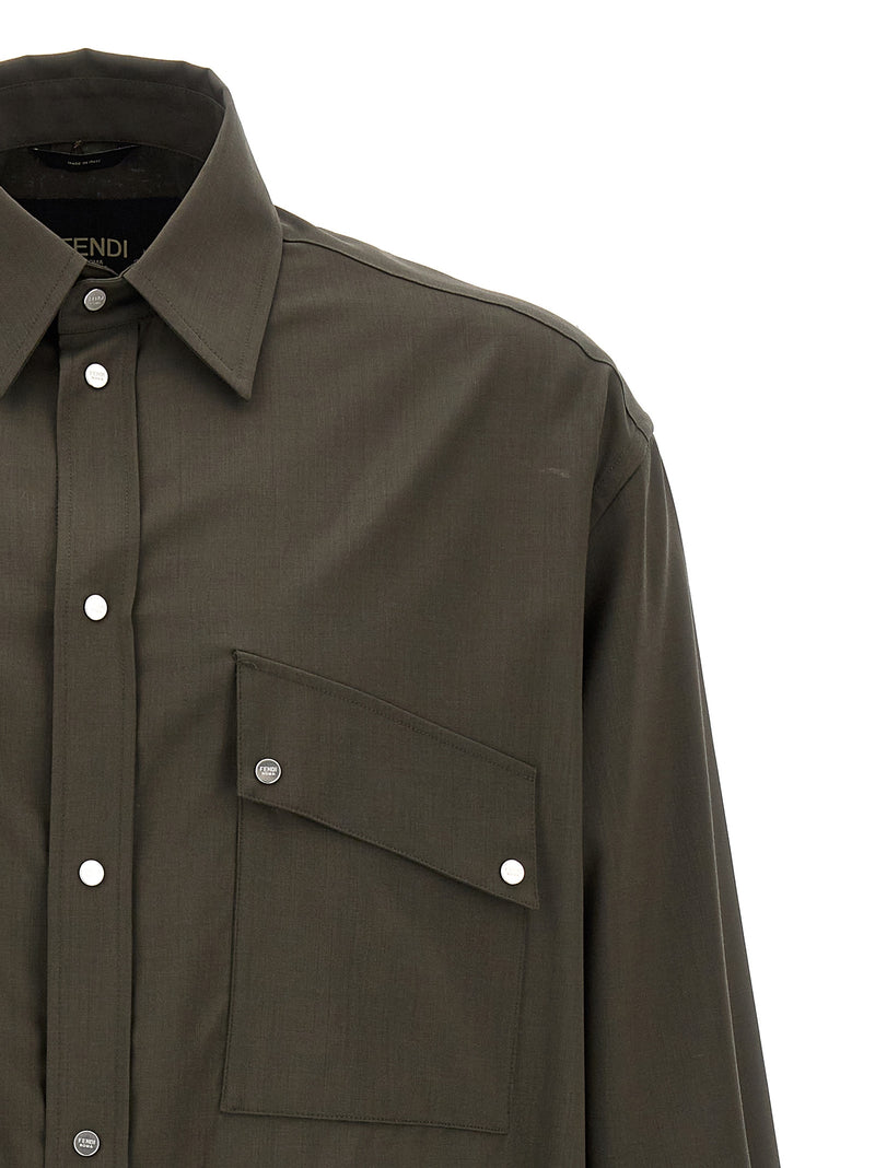 Fendi Wool Shirt | Urbalenti™ NYC