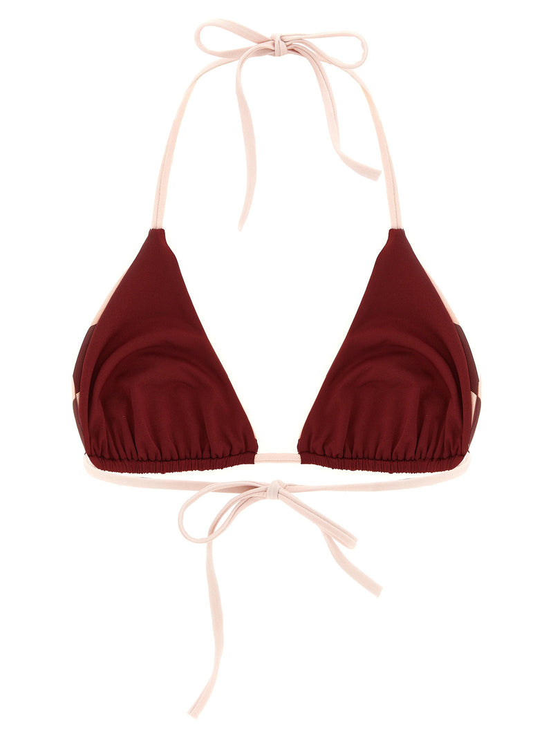 Fendi Fendi Pequin Reversible Bikini Top