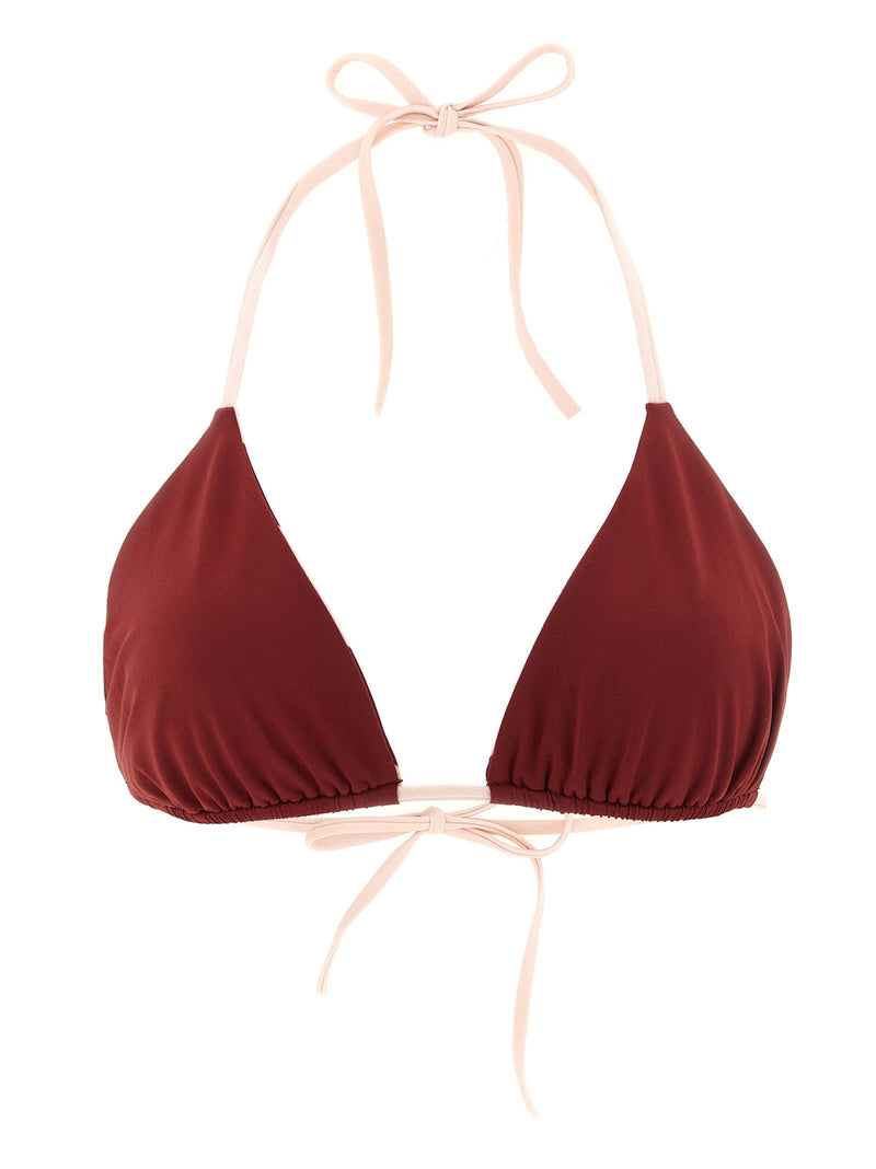 Fendi Fendi Pequin Reversible Bikini Top