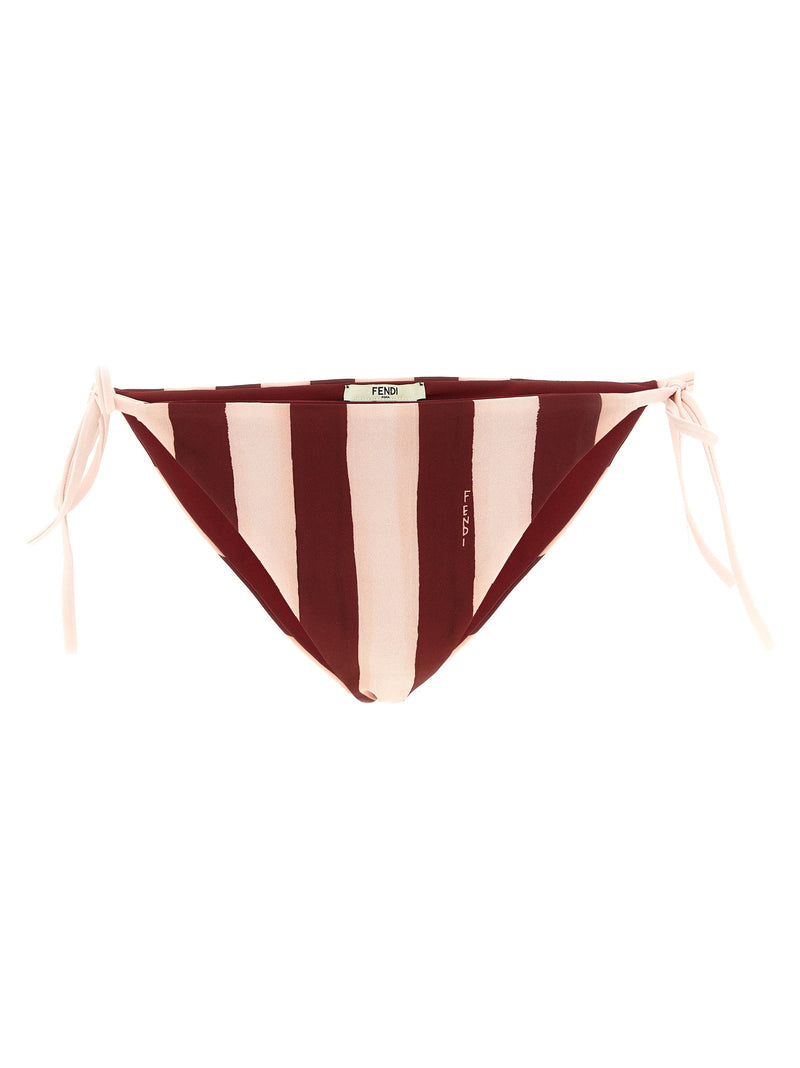 Fendi Fendi Pequin Reversible Bikini Bottoms