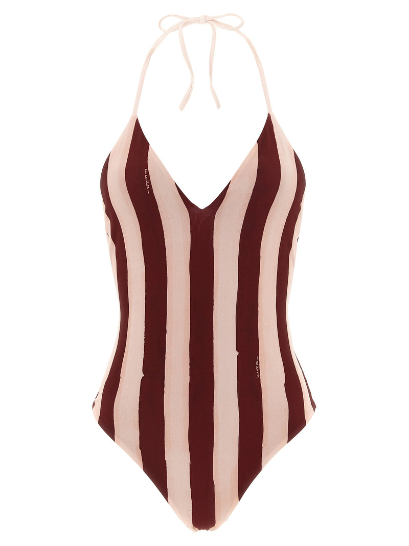 Fendi Fendi Pequin One-piece Swimsuit