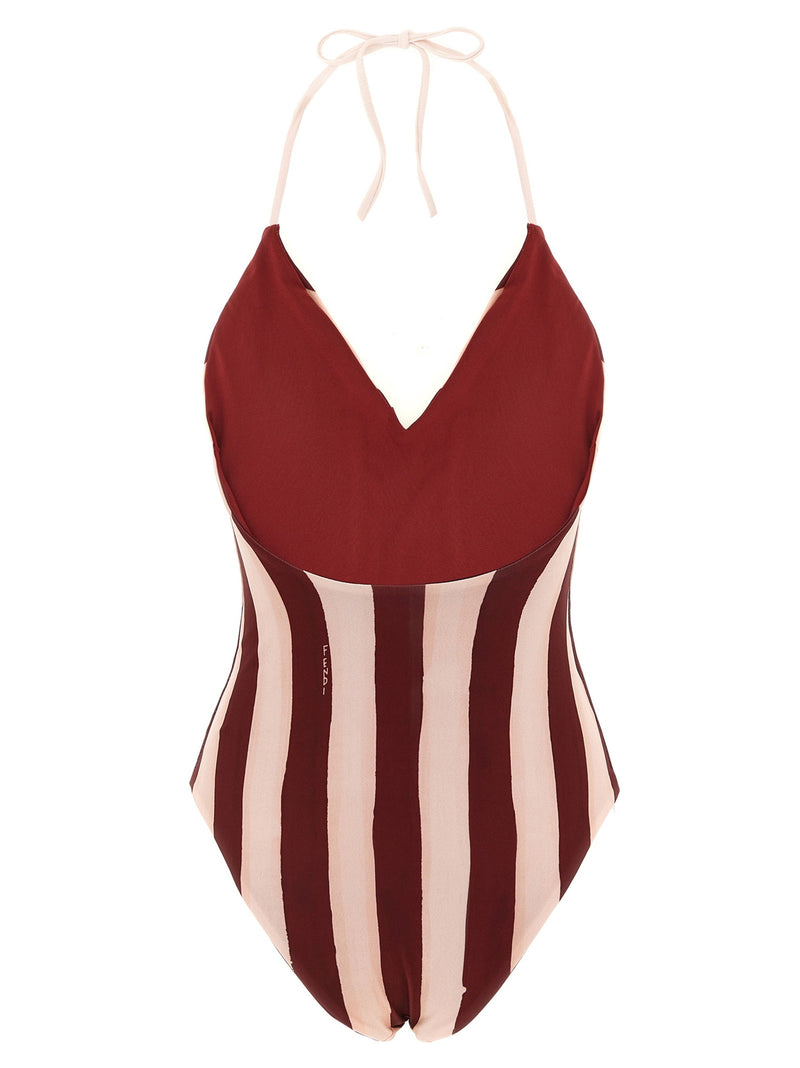 Fendi Fendi Pequin One-piece Swimsuit