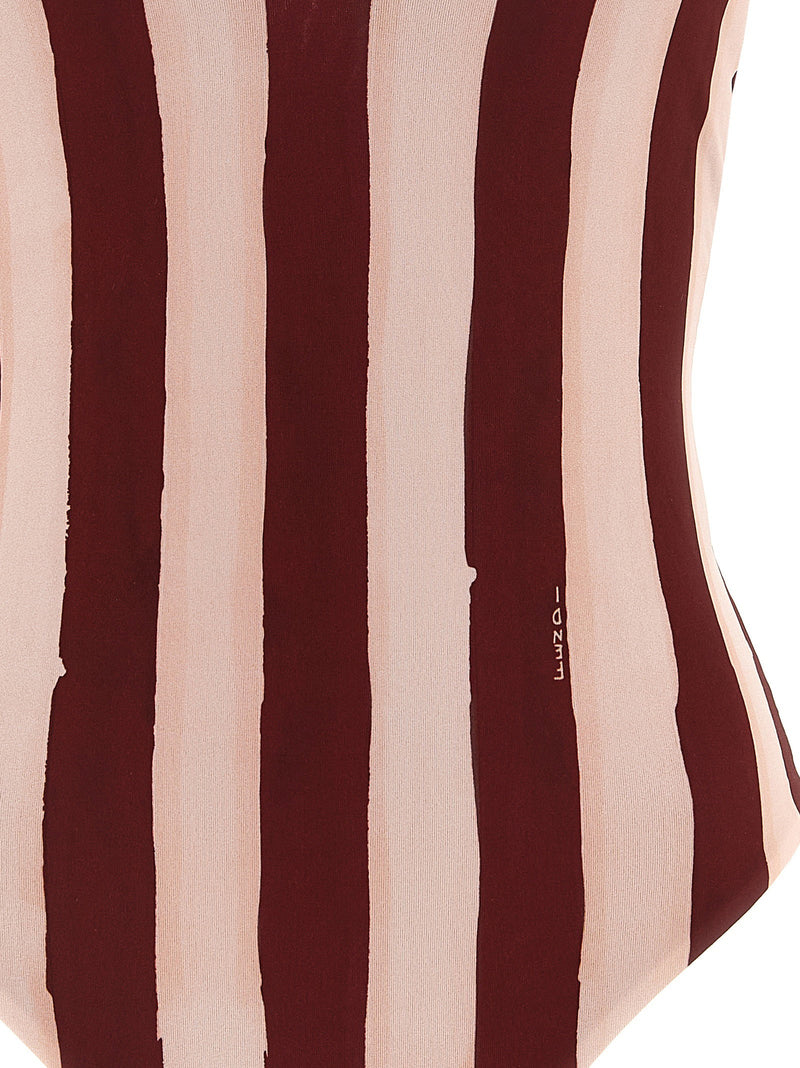 Fendi Fendi Pequin One-piece Swimsuit