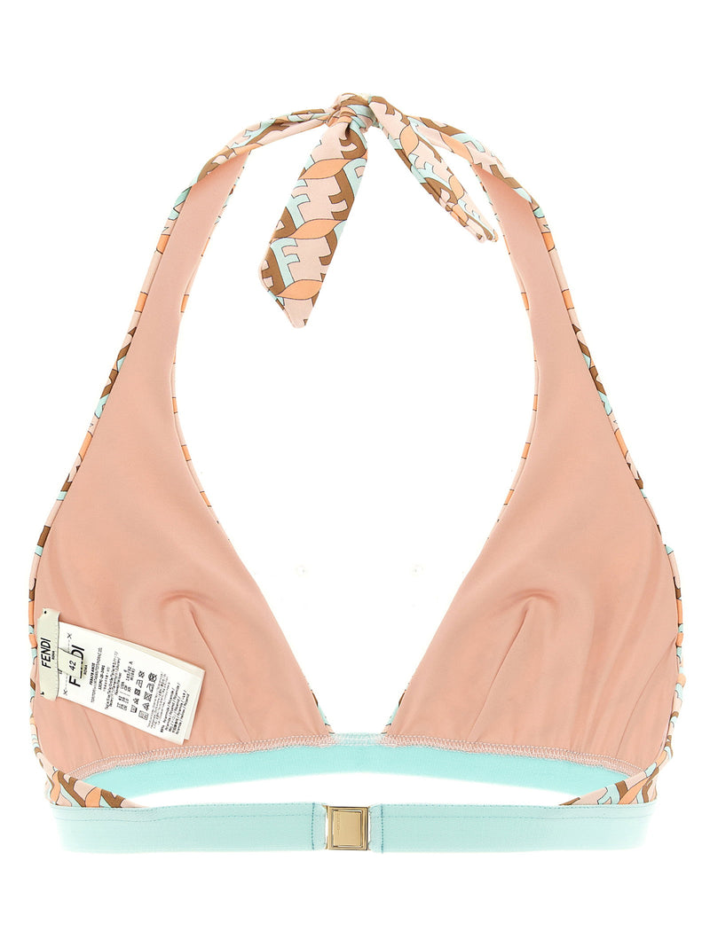 Fendi Fendi Ff Waves Bikini Top
