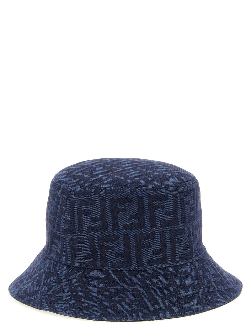 Fendi Fendi Reversible Denim Bucket Hat