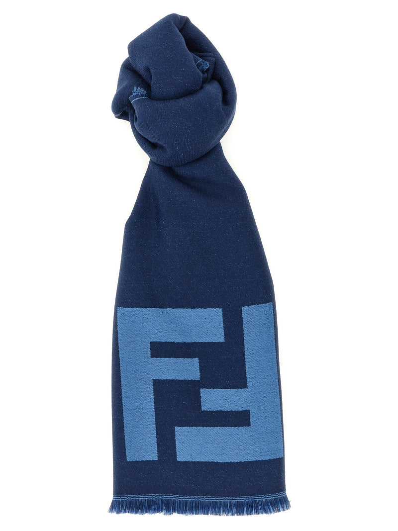 Fendi Fendi Ff Macro Scarf