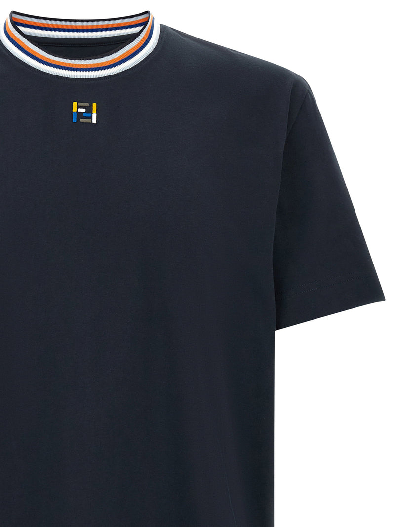 Fendi Fendi Ff Stitching T-shirt