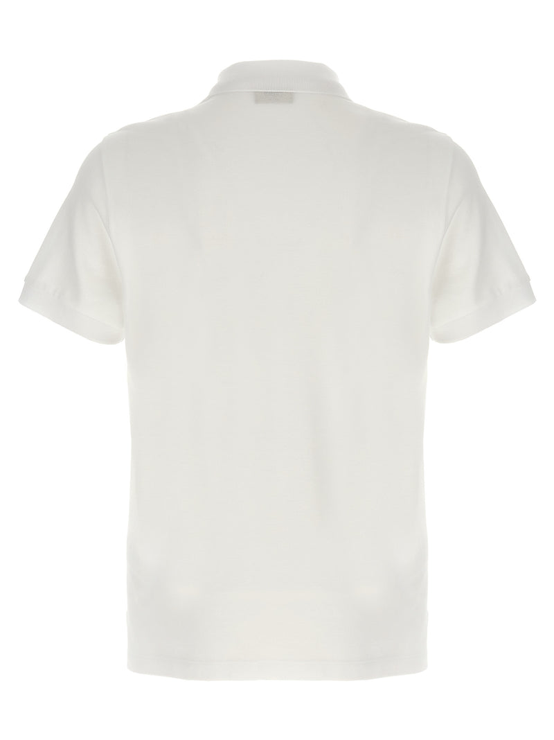 Fendi Fendi Ff Metallic Logo Polo Shirt