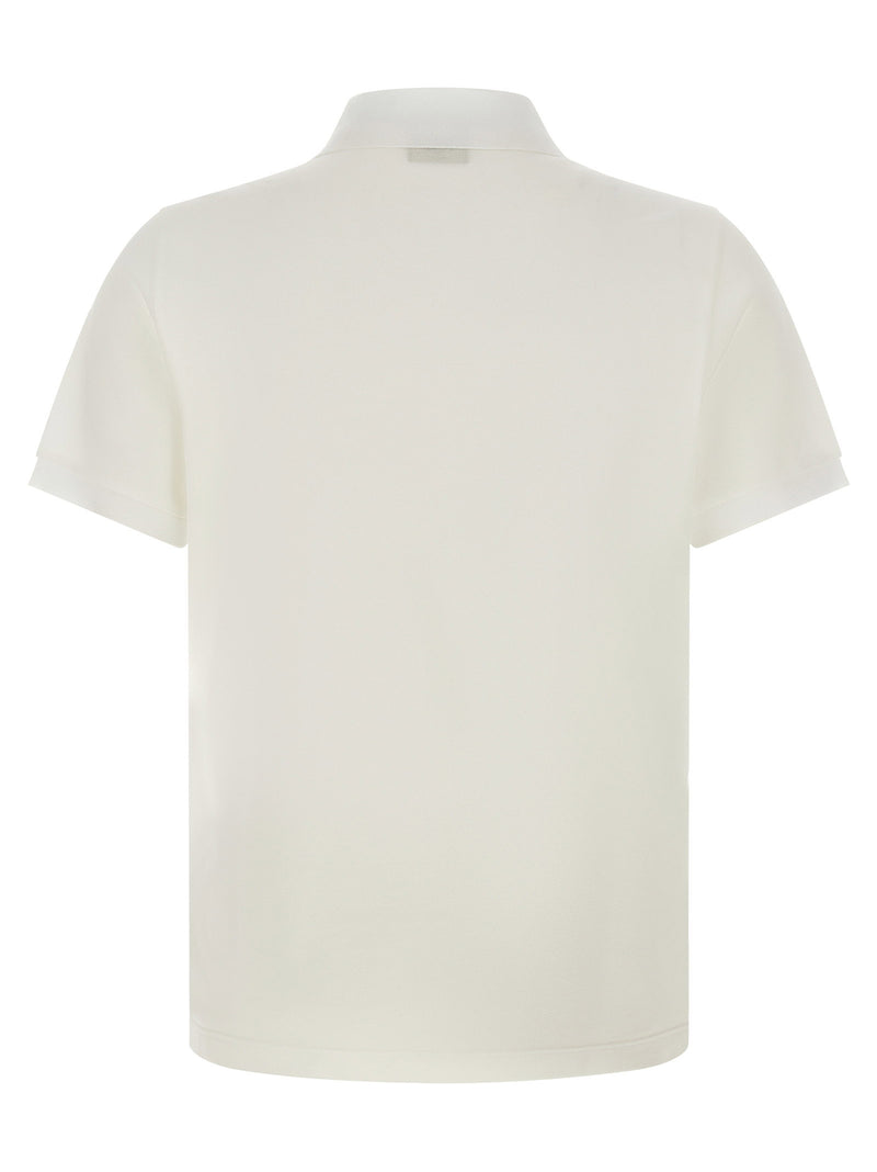 Fendi Fendi Ff Metallic Logo Polo Shirt