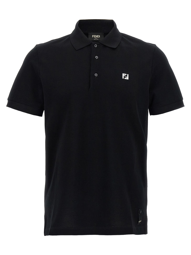 Fendi Ff Metallic Logo Polo Shirt | Urbalenti™ NYC