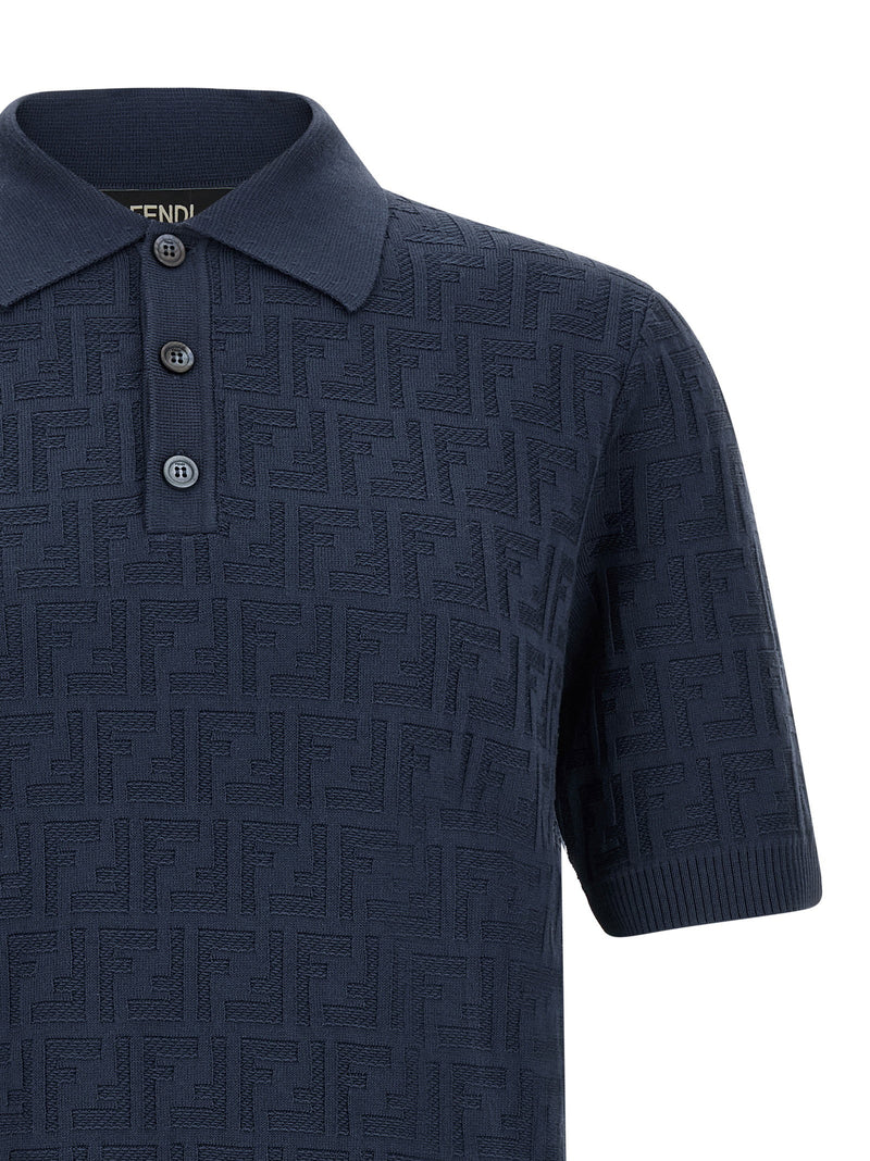 Fendi Fendi Ff Cotton Polo Shirt