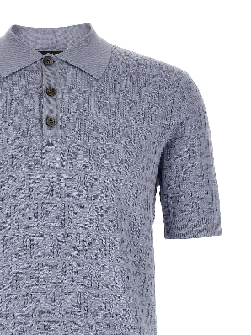 Fendi Ff Cotton Polo Shirt | Urbalenti™ NYC