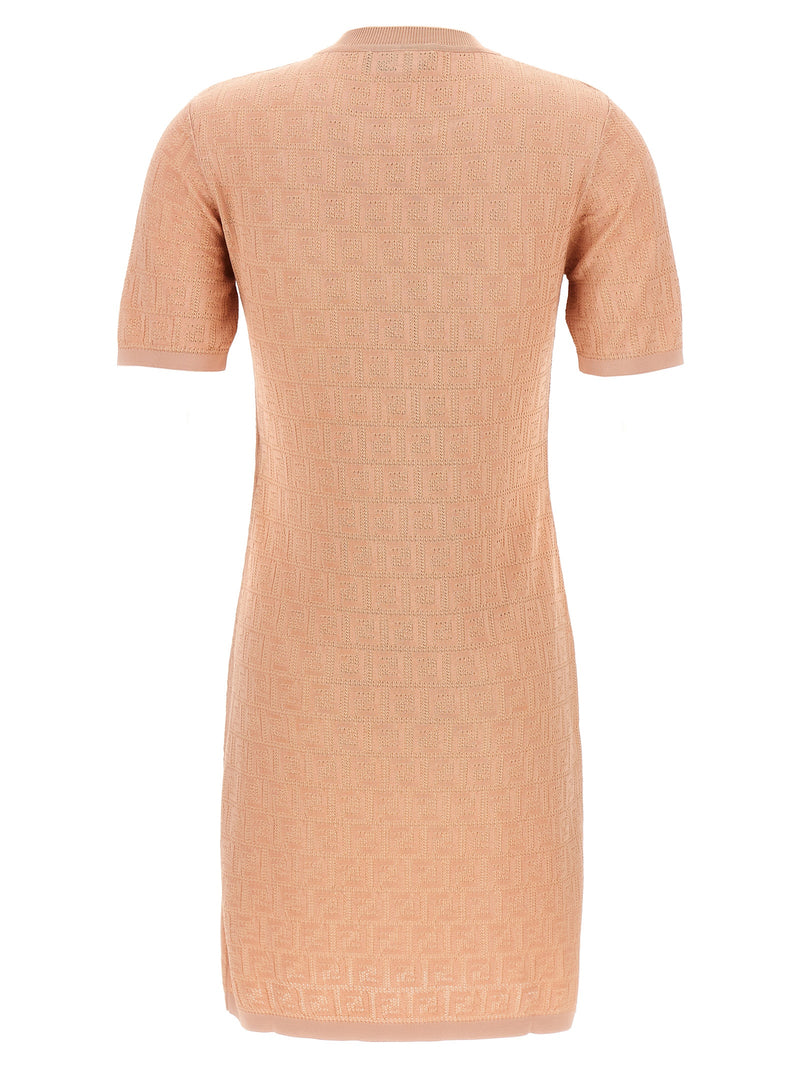 Fendi Ff Cotton Dress | Urbalenti™ NYC