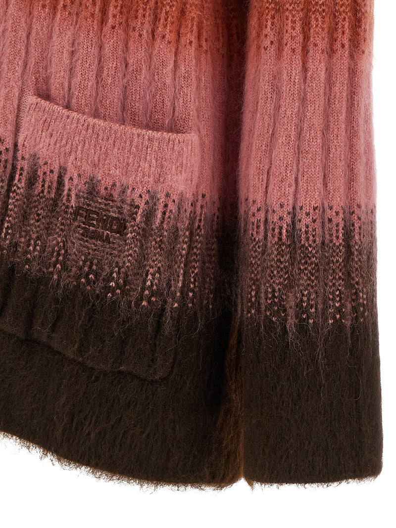 Fendi Fendi Vanisé Knit Cardigan
