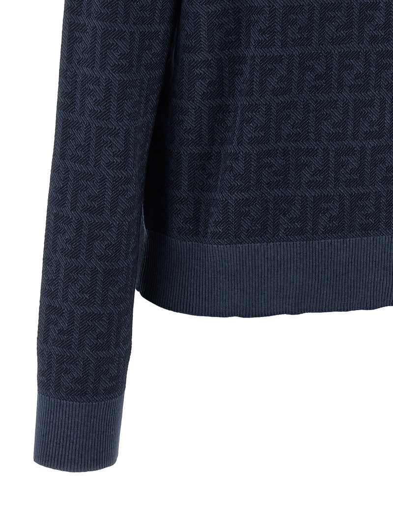 Fendi Ff Wool Cardigan - Style 6AYM1F1UKI | Urbalenti™ NYC