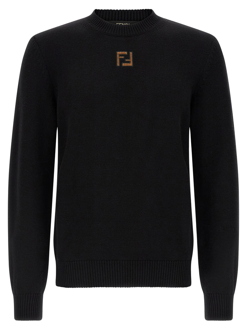 Fendi Fendi Ff Velvet Micro Sweater