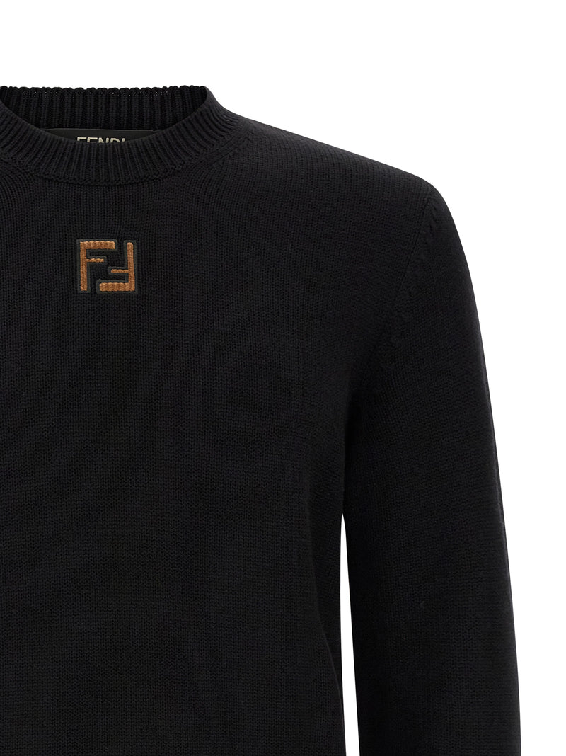 Fendi Fendi Ff Velvet Micro Sweater