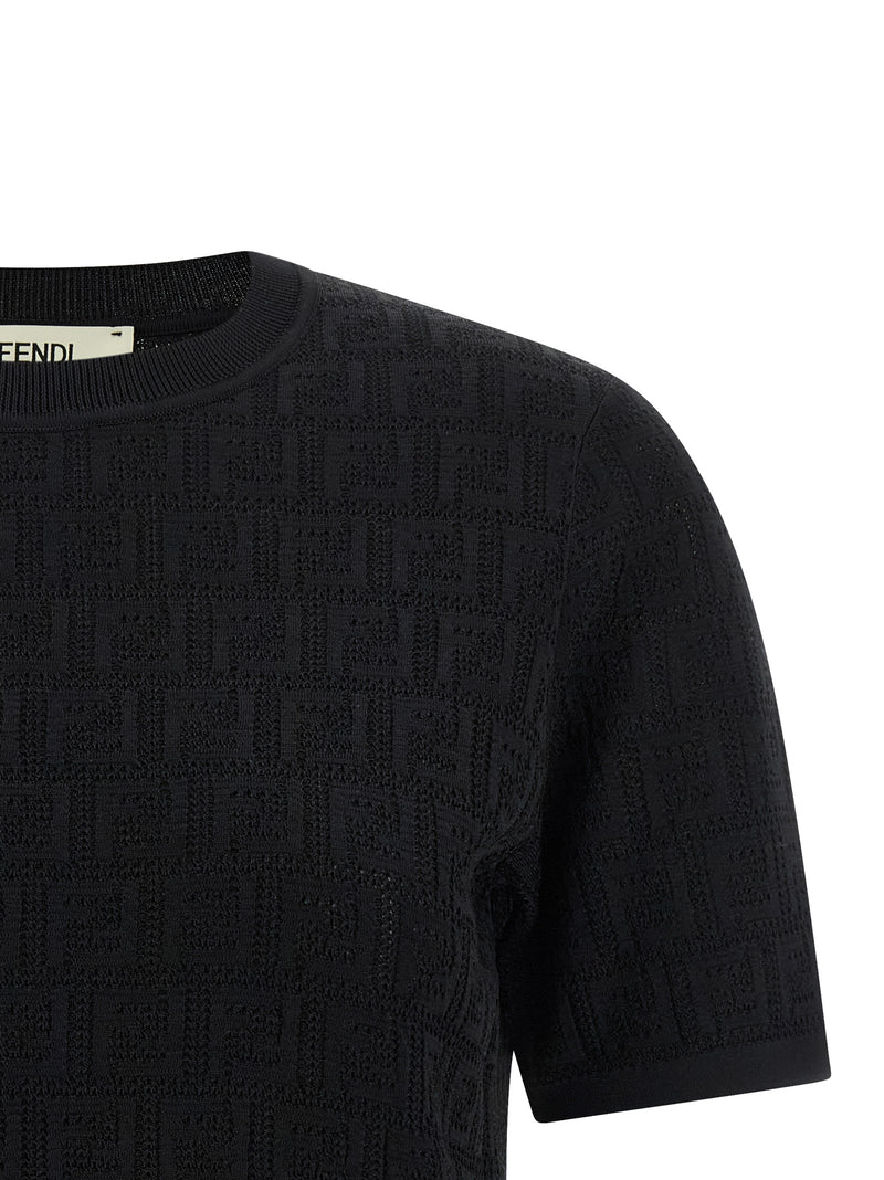 Fendi Ff Intarsia Sweater | Urbalenti™ NYC