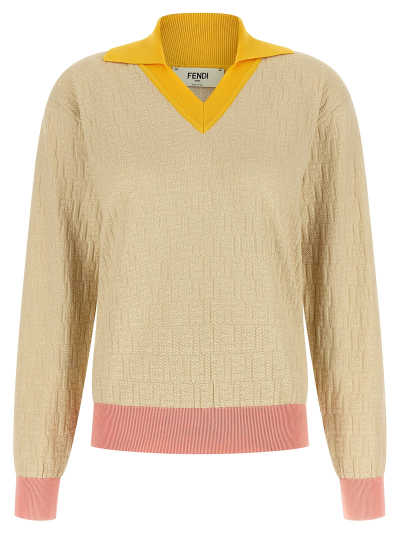 Fendi Ff Jacquard Sweater | Urbalenti™ NYC