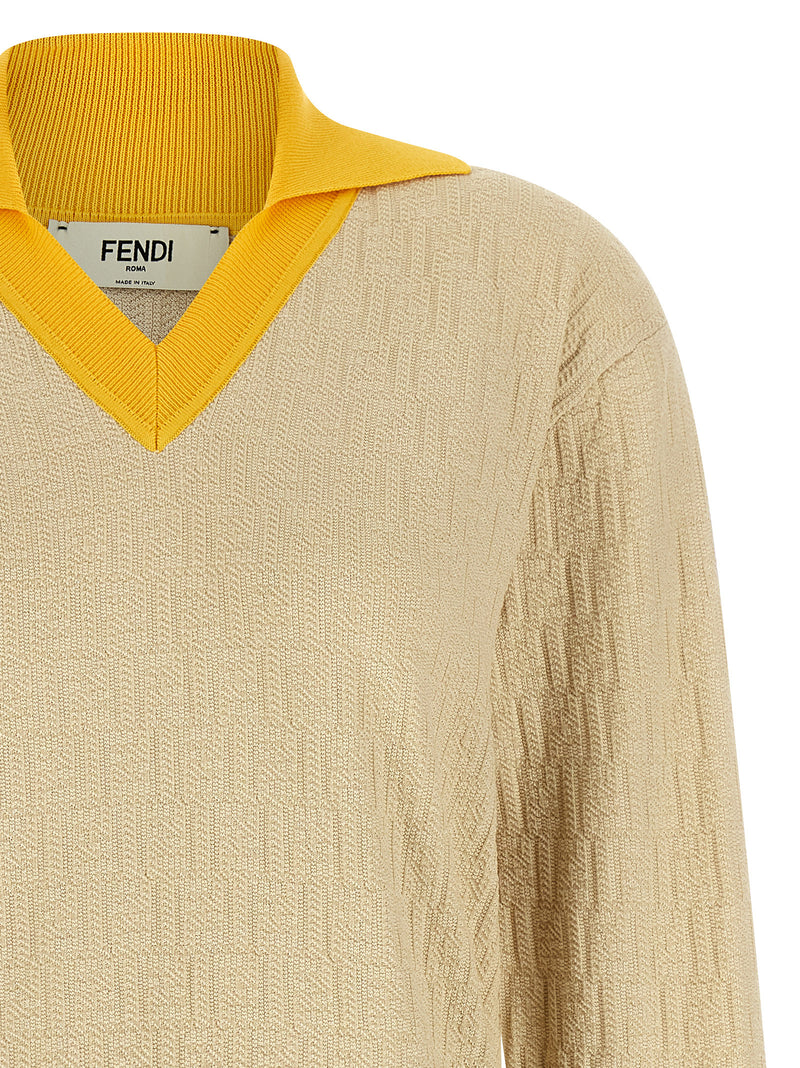 Fendi Ff Jacquard Sweater | Urbalenti™ NYC