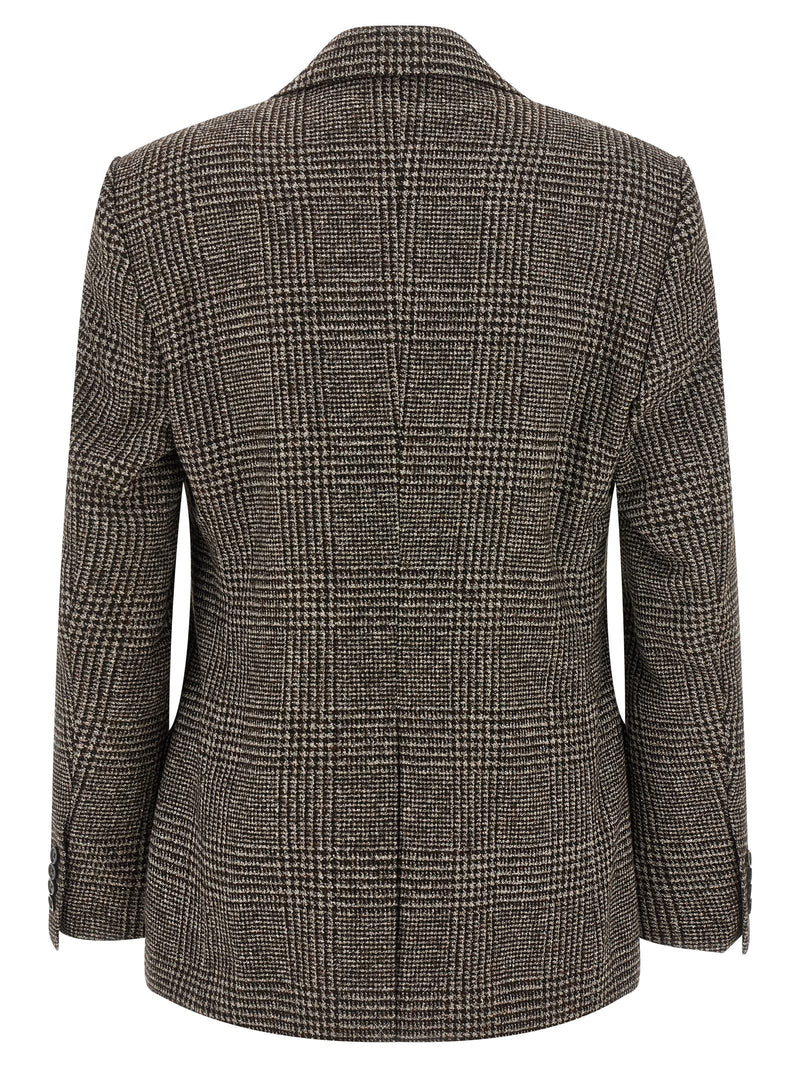 Dolce & Gabbana Prince Of Wales Wool Blazer | Urbalenti™... | Urbalenti™ NYC