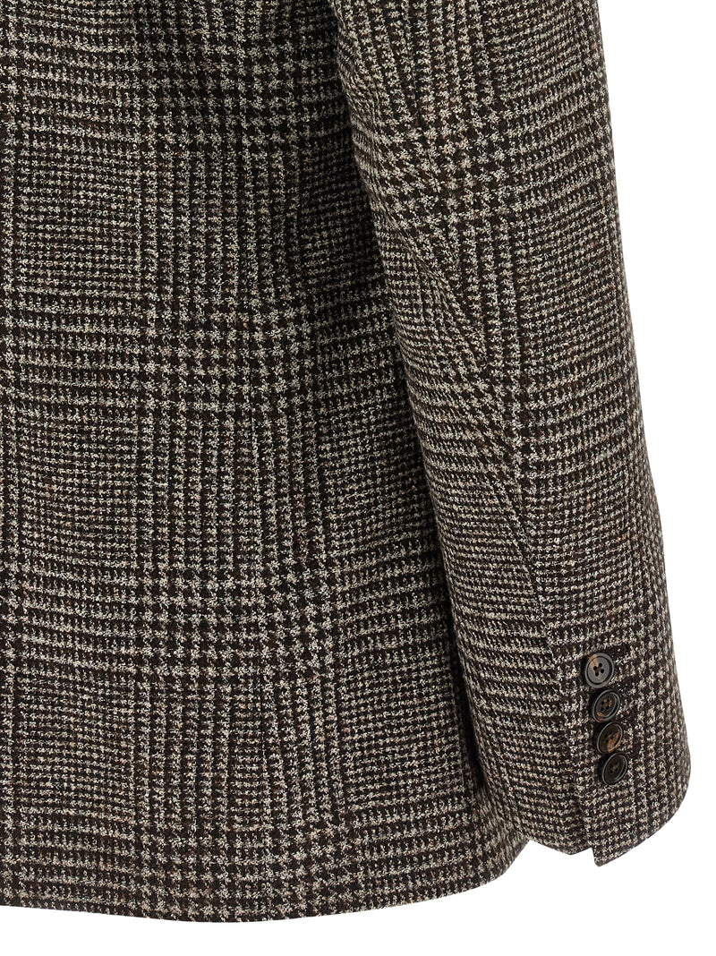 Dolce & Gabbana Prince Of Wales Wool Blazer | Urbalenti™... | Urbalenti™ NYC